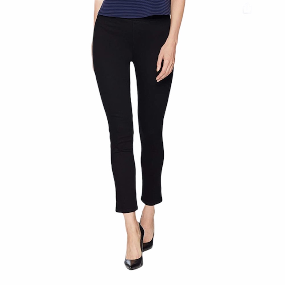 NYDJ NWT Skinny Ankle Pull-On Black Jeans 12